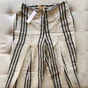 Drew cotton striped palazzo pant size small - new with tags
